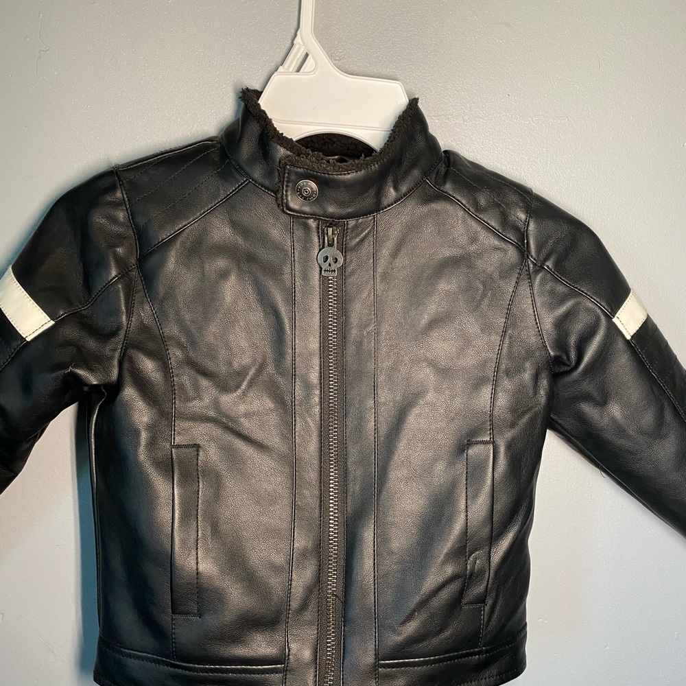 Toddler size faux leather jacket